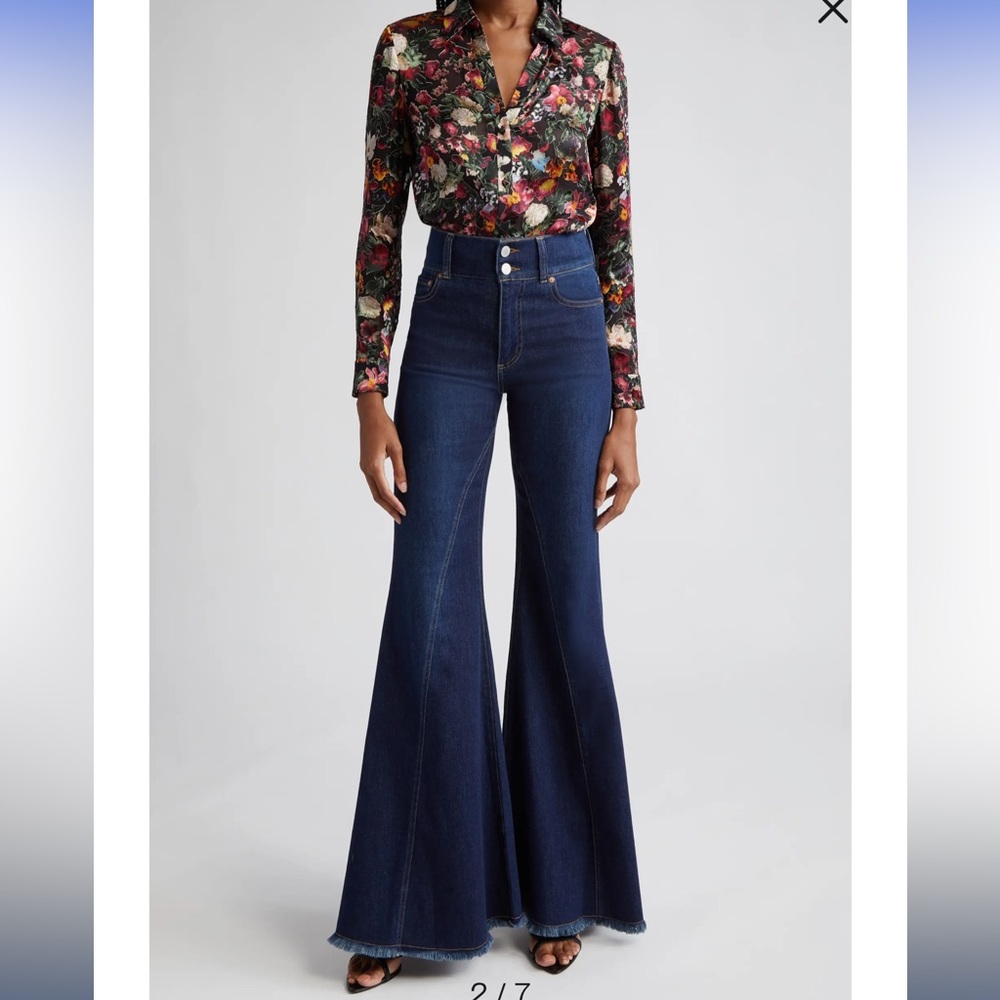 High Waist Ruffle Flare Leg Jeans Alice + Olivia sz 27 NWOT
Dream On - Picture 2 of 8